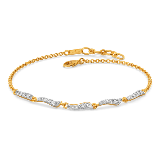 Glam Drapes Diamond Bracelets
