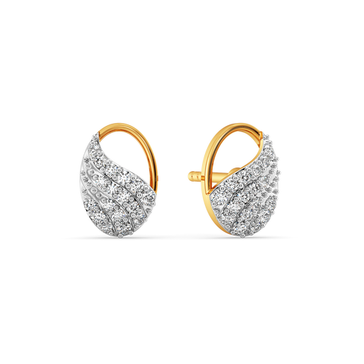 Glam Drapes Diamond Earrings