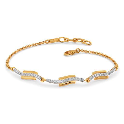 Drapes of Elegance Diamond Bracelets
