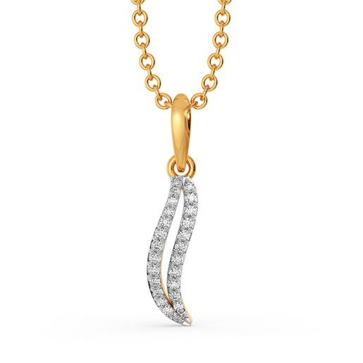 Drapes of Elegance Diamond Pendants