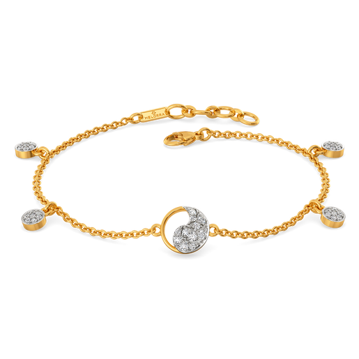 Beauty of Drapes Diamond Bracelets