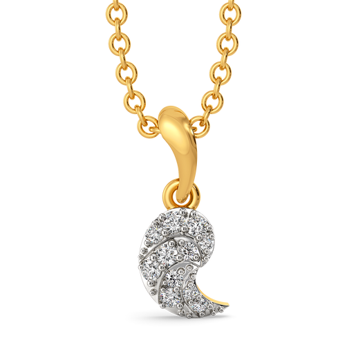 Beauty of Drapes Diamond Pendants