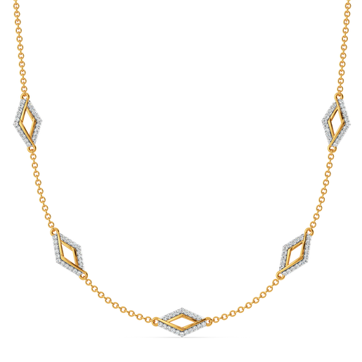 Drapes Defined Diamond Necklaces
