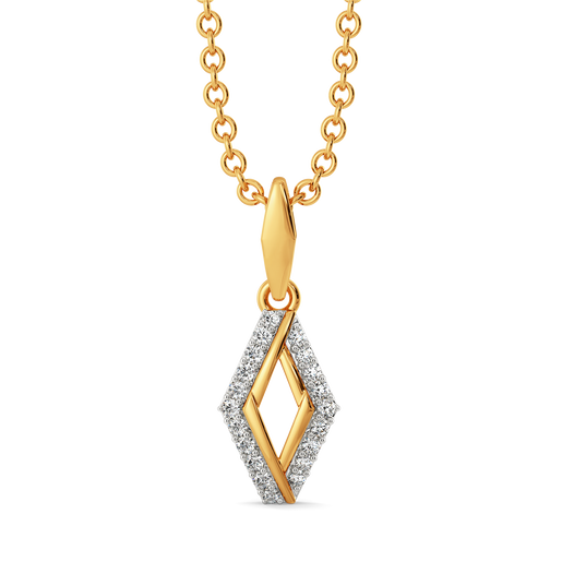 Drapes Defined Diamond Pendants
