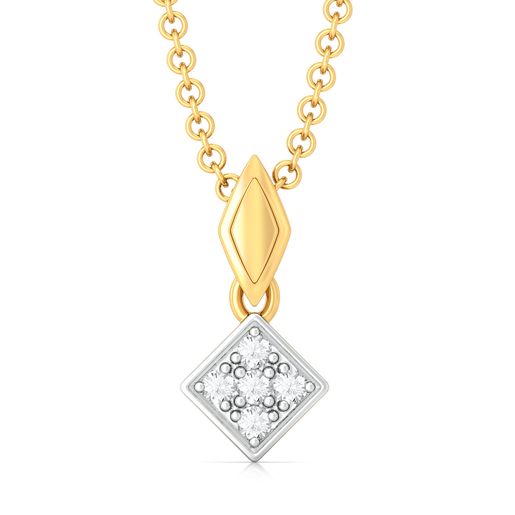 Quad Swag Diamond Pendants