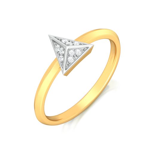 Spangle Triangle Diamond Rings