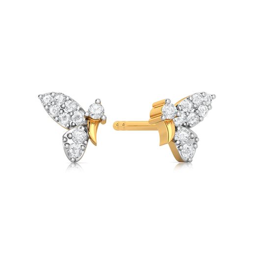 Flutter Fly Diamond Earrings