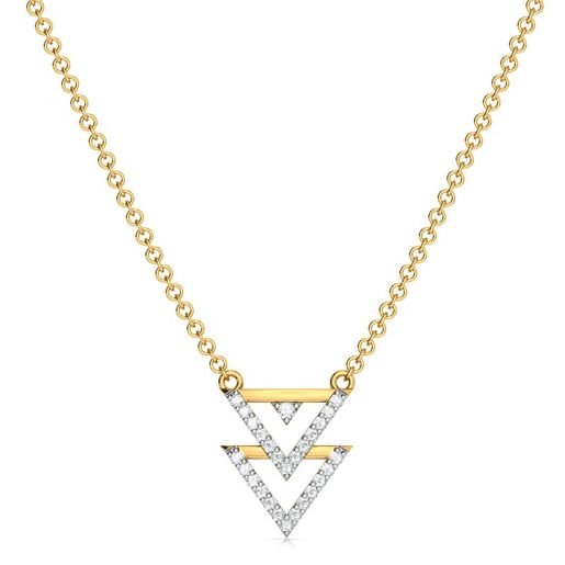Trico Triangle Diamond Necklaces
