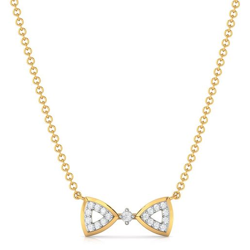 Cutsy Curtsy Diamond Necklaces