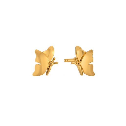Pretty Meets Power Gold Earrings
