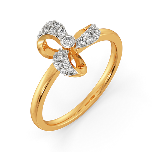 Floral Arc Diamond Rings