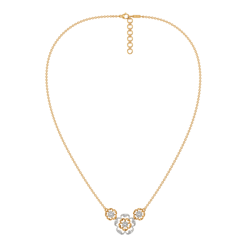 Petal Depth Diamond Necklaces