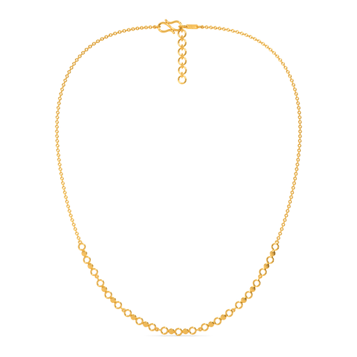 Playful Polka Gold Necklaces