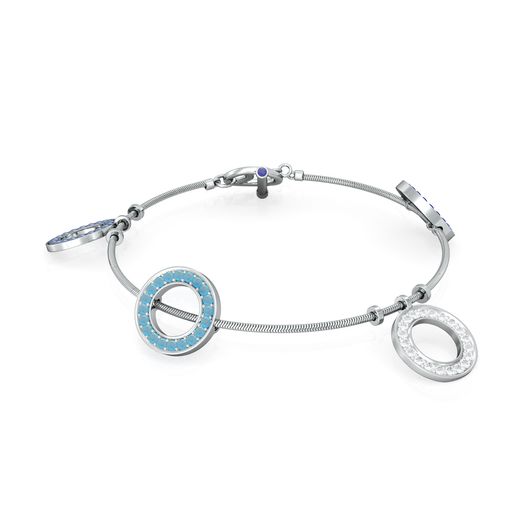 Rainbow Blues Diamond Bracelets