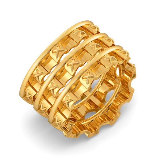 Frill O Fable Gold Rings