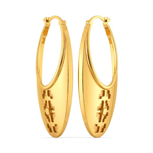 Woven Victorian Gold Earrings