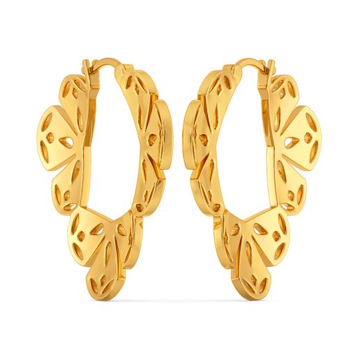 Lacy Stacy Gold Earrings