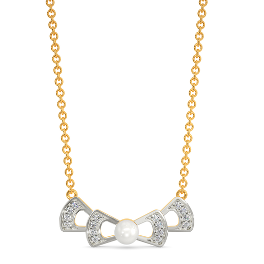 Vibin To Pearls Diamond Necklaces