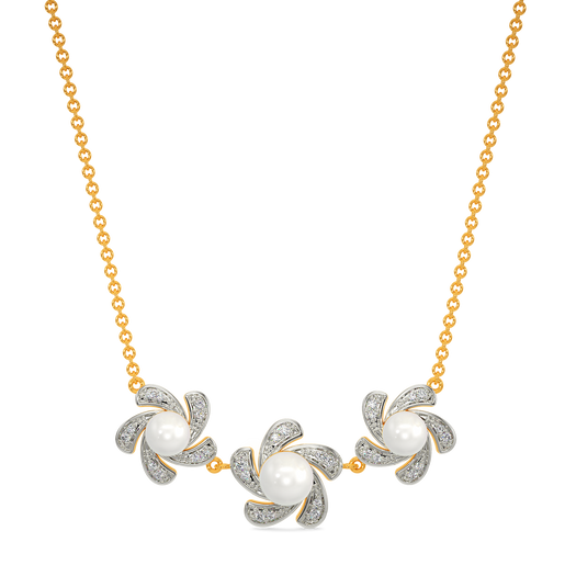 Pearl Core Diamond Necklaces