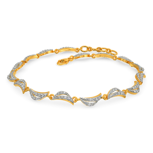 Drape Sparkle Diamond Bracelets