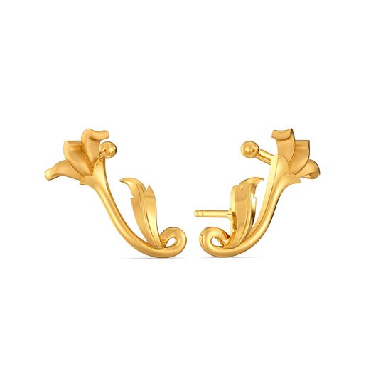 Drawing Room Gold Earrings