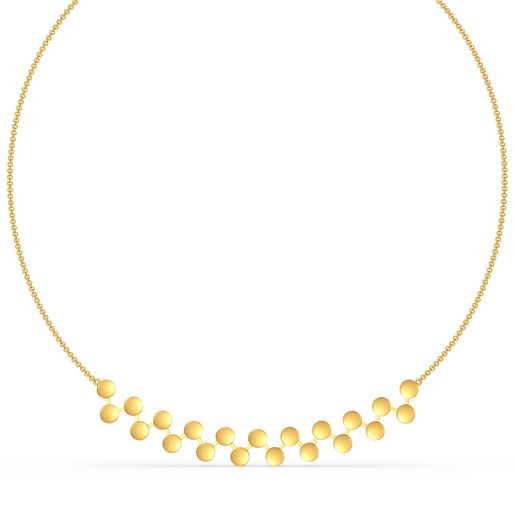 Shimmer N Glimmer Gold Necklaces