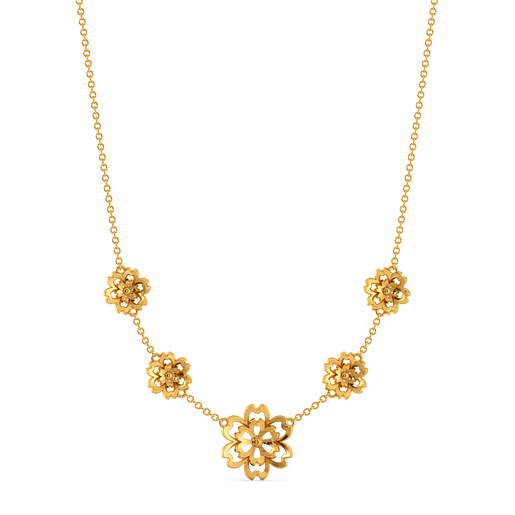 Amber Glow Gold Necklaces