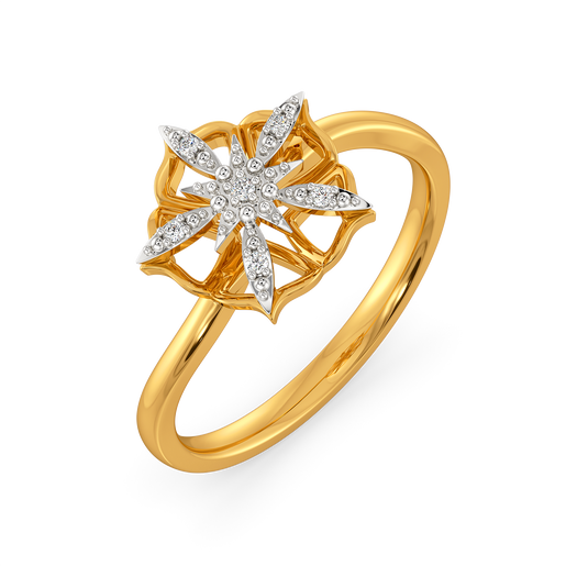 Harvest Bloom Diamond Rings