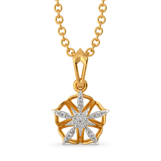 Harvest Bloom Diamond Pendants