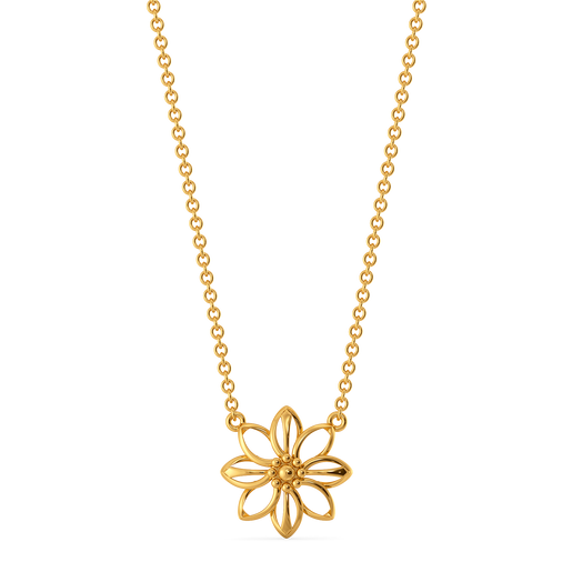 Amber Charm Gold Necklaces