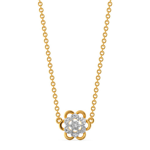 Golden Dusk Diamond Necklaces