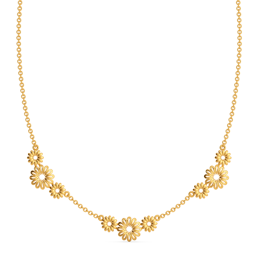 Amber Dome Gold Necklaces