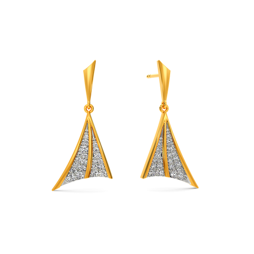 Denim Story Diamond Earrings