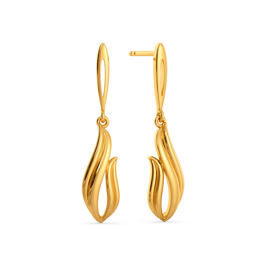 Drape Dreams Gold Earrings