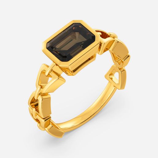Earthy Neutrals Gemstone Rings