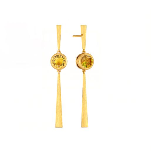 Earthy Elegance Gemstone Earrings