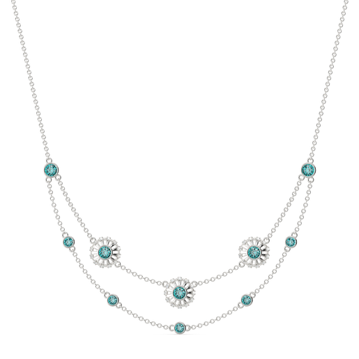 Too Blue to Ignore Diamond Necklaces