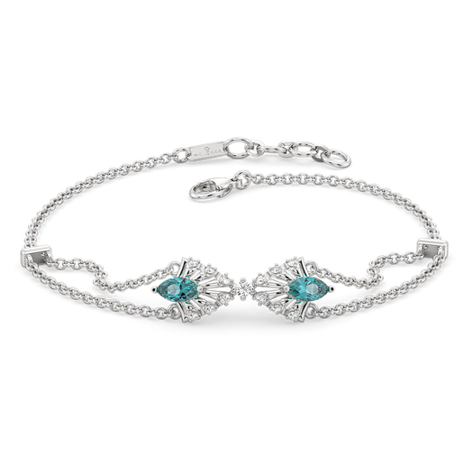 Dripping in Cerulean Confidence Diamond Bracelets