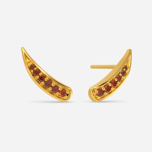 Vermillion Verses Gemstone Earrings