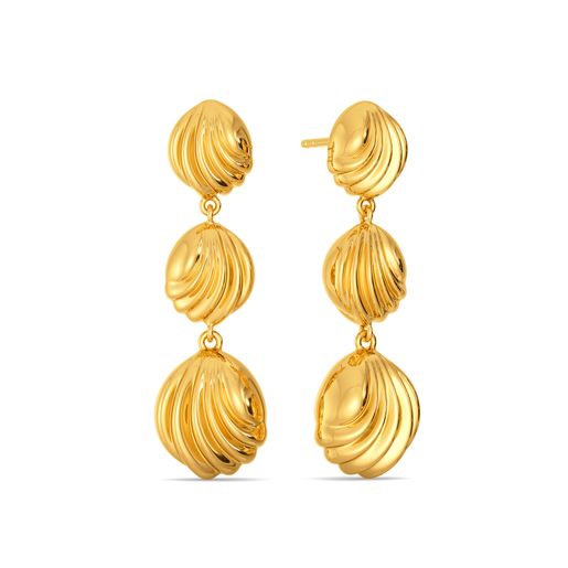 Banter O Balloon Gold Drop Earring