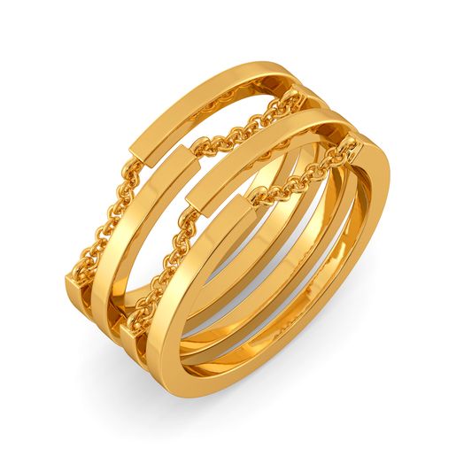 Fringe Fallout Gold Rings