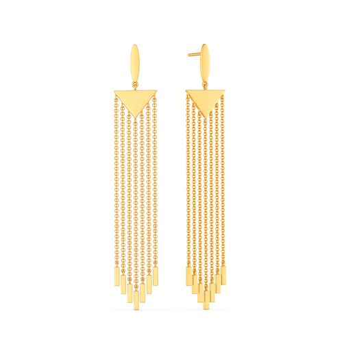 OTT Fringe Gold Earrings