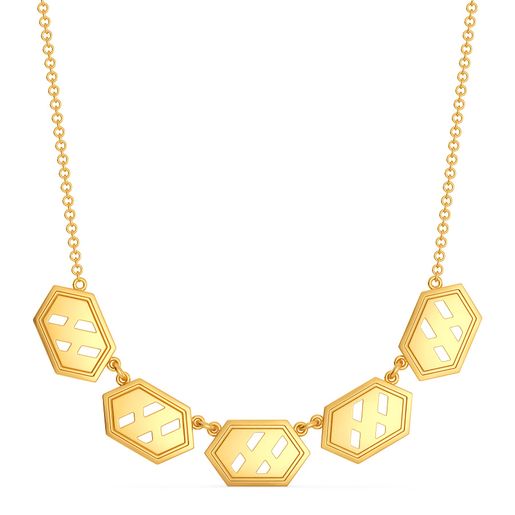 Iconic Humour Gold Necklaces