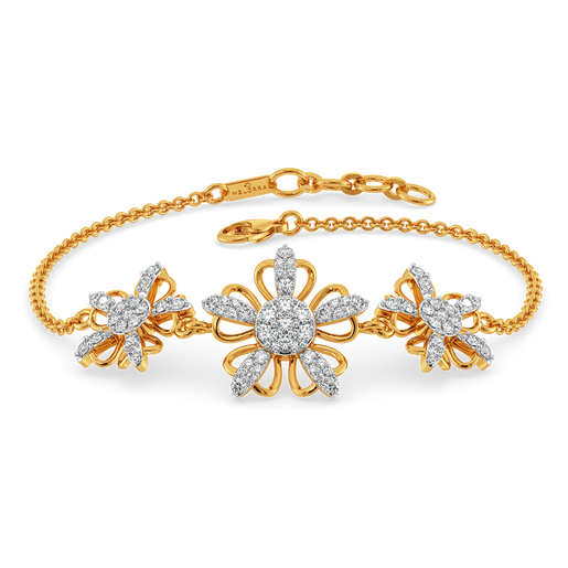 Feeling Floral and Fabulous Diamond Bracelets