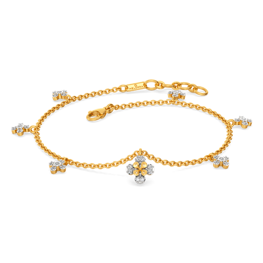 Wearing My Florals Diamond Bracelets