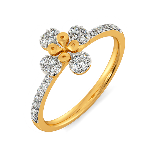 Wearing My Florals Diamond Rings