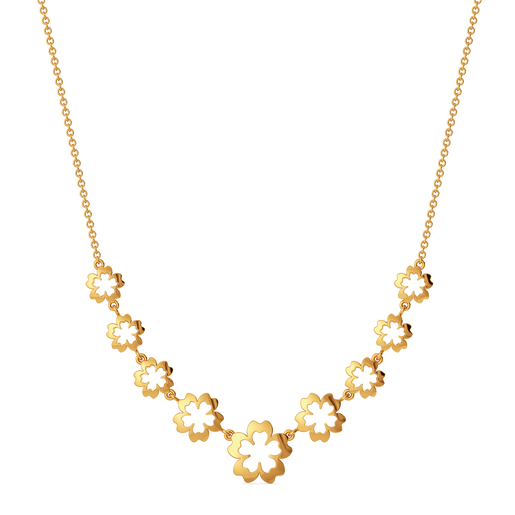 Floral Vibes Gold Necklaces