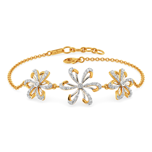 Make My Heart Blossom Diamond Bracelets