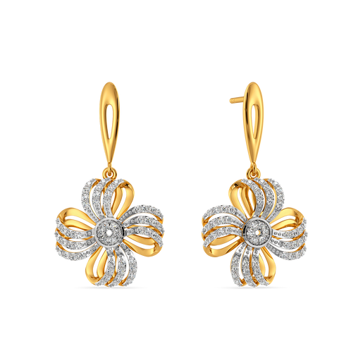 Little Flower Power Diamond Earrings