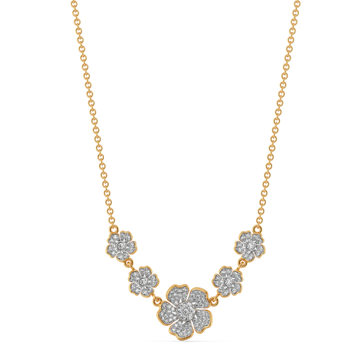 Little Flower Power Diamond Necklaces